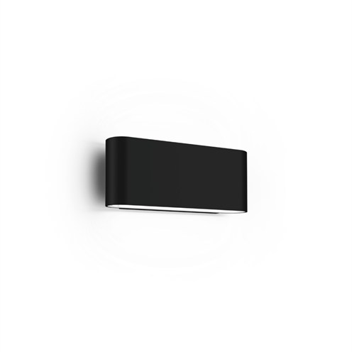 Wever & Ducré+Kiosk 1.0 LED 12W 1000lm 3000K CRI>90, hämardatav phase-cut, IP65, välisvalgusti, matt must